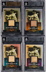 2006 Upper Deck Epic Materials Lou Gehrig Game-Used Bat Variations (4) - All BGS MINT 9 or GEM MINT 9.5