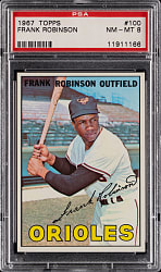 1967 Topps #100 Frank Robinson PSA NM-MT 8