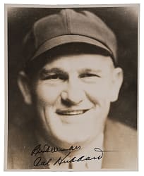 Cal Hubbard Signed Photograph with Full JSA