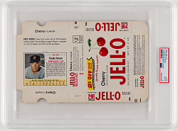 1963 Jell-O Complete Box #100 Claude Osteen PSA GOOD 2