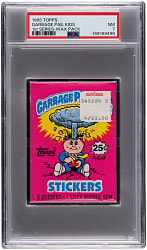 1985 Topps Garbage Pail Kids 1st Series Unopened Wax Pack PSA NM 7