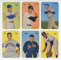 1952 Mother's Cookies Pacific Coast League Complete Set (64) Plus (3) Duplicates