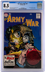 1959 DC Comics Our Army at War #81 Last Sgt. Rock Prototype Appearance - CGC 8.5, Second Highest Graded