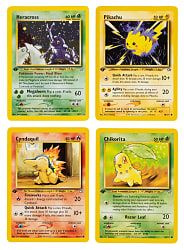 2001 Pokémon Neo Genesis and Neo Discovery Collection (105) Including (2) Holographics