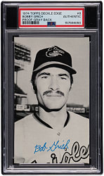 1974 Topps Deckle Edge Proof #8 Bobby Grich Gray Back PSA Authentic - Only Graded!