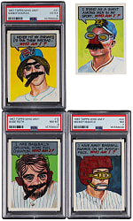 1967 Topps Who Am I? Baseball Set (4) with (3) PSA Graded Hall of Famers