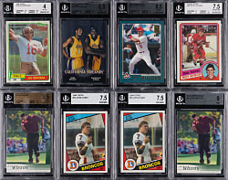 1981-Modern Sports Superstar BGS Graded Collection (42) with Many Rookies & Modern Inserts