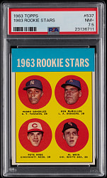 1963 Topps #537 Pete Rose Rookie PSA NM+ 7.5