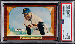 1955 Bowman #184 Willie Mays PSA VG-EX 4