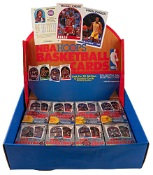 1989-1990 NBA Hoops Series 1 Unopened Boxes (8) with Point-of-Sale Display - All BBCE (FASC)