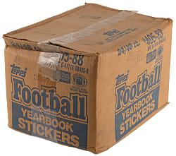1988 Topps Football Stickers Complete Case - (24) Boxes with (48) Packs Each