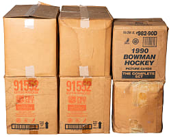 1990 & 1992 Bowman & Pro Set Hockey Complete Cases (6)