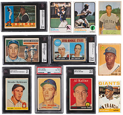 1911-1973 Baseball Hall of Fame & Star Grab Bag (19) with (9) Graded