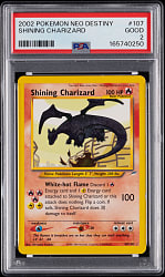 2002 Pokémon Neo Destiny #107 Shining Charizard PSA GOOD 2