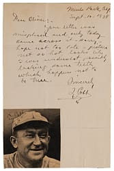 1938 Ty Cobb Handwritten and Signed Letter with Mounted and Signed Cobb Newspaper Cut - (2) Total Ty Cobb Signatures with Full JSA