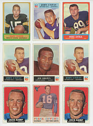 1959-1967 Topps & Philadelphia Football Shoebox Collection (800+) with (100+) Hall of Famers Including J. Brown, Namath, Starr & Unitas