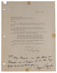 1947 Rogers Hornsby Handwritten and Signed Letter - 1926 World Series Victory - Full JSA LOA
