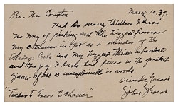 1939 Johnny Evers Handwritten and Signed "Most Thrilling Experience" Letter - 1902 Chicago Cubs Rookie Debut - Full JSA