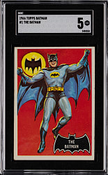 1966 Topps Batman #1 The Batman SGC EX 5