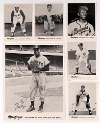 1960 MacGregor Complete Set (25) Plus (5) 1950-1972 Advisory Staff Photos Including Willie Mays