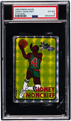 1985 Prism/Jewel Basketball Stickers Sidney Moncrief PSA EX-MT 6