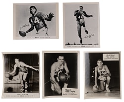 1950s-1960s Rawlings & Wilson Basketball & Football Advisory Staff Photo Collection (19) with Hall of Famers
