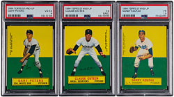 1964 Topps Stand-Up PSA Graded Trio with Sandy Koufax