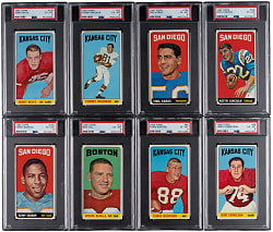 1965 Topps Football PSA Graded Collection (17)