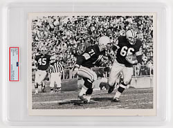 Circa 1960s Ray Nitschke Type I Photograph - PSA/DNA