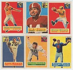 1956 Topps Football Partial Set (88/120) with Several Hall of Famers & Stars