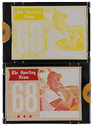 1968 Topps #361 Harmon Killebrew All-Star Progressive Proof Pair from Topps Vault