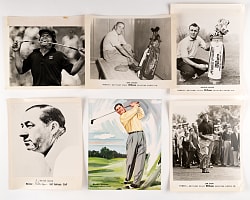 1950s-1960s Golf & Tennis Advisory Staff Photo Collection (58) with Hagen, Palmer & Sarazen