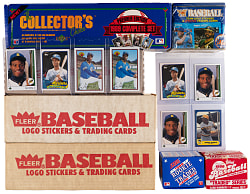 1986-1991 Baseball Complete Set Collection (50) with (3) 1989 Upper Deck