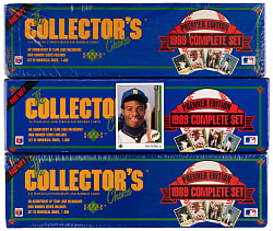 1989-1991 Upper Deck Factory Complete Sets (12) with (3) 1989 Examples