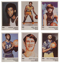1972 Icee Bear Basketball Complete Set (20) - Clean!