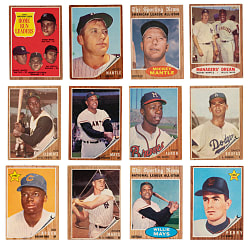 1962 Topps Complete Set (598) Plus (12) Variations with (13) PSA Graded