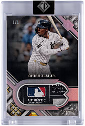 2025 Topps Transcendent Jazz Chisholm #1/1 Patch Laundry Tag