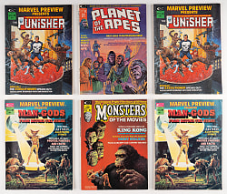 1973-1975 Marvel Monster/Sci-Fi Magazine Collection (28) with Monsters of the Movies Complete Run (8) & Marvel Preview #2 Punisher Origin (X2)