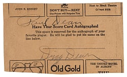 Dizzy Dean & Paul Dean Dual-Signed Cut