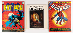 1965-2013 Oddball Horror/Monster Comic Book Collection (60+) with Oversized, Magazines, Books & 1966 Superman Card Game