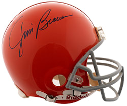 Jim Brown Single-Signed Cleveland Browns Authentic Helmet - Steiner