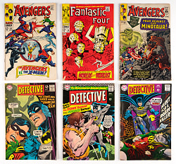1960s Marvel/DC Super-Hero Comic Books (23) with Avengers & Batman