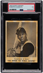 1963 Kahn's Wieners Roberto Clemente PSA POOR 1