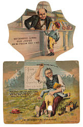 1888 Old Judge Baseball Cabinet Card Redemption Point-of-Sale Advertisement