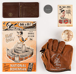 1954 Baltimore Orioles Inaugural Season Collection (5) with Rarities