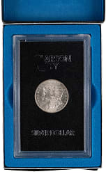 1884-CC GSA Morgan $1 Silver Coin with Black Box & COA