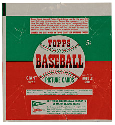 1952 Topps 5-Cent Wrapper
