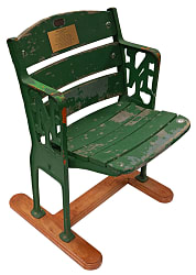 1890-1963 New York Giants Polo Grounds Double Figural Stadium Seat - Very Tough Example
