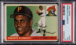 1955 Topps #164 Roberto Clemente Rookie PSA VG 3