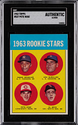 1963 Topps #537 Pete Rose Rookie SGC Authentic-Altered